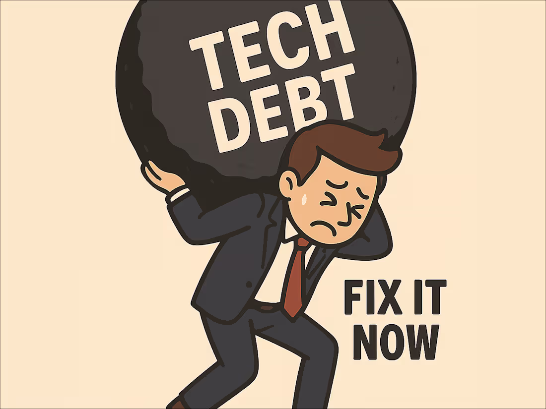 Cover image for Fix technical debt  