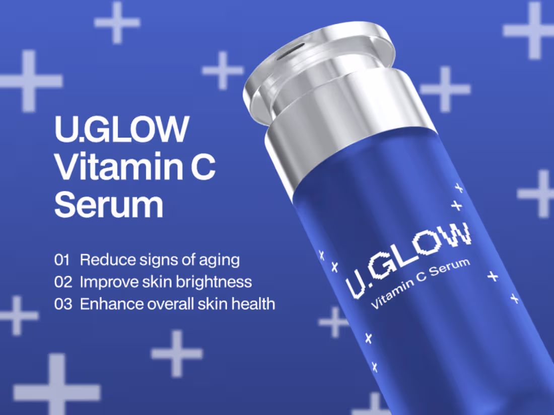 Cover image for U.GLOW Vitamin C Serum Brand Identity