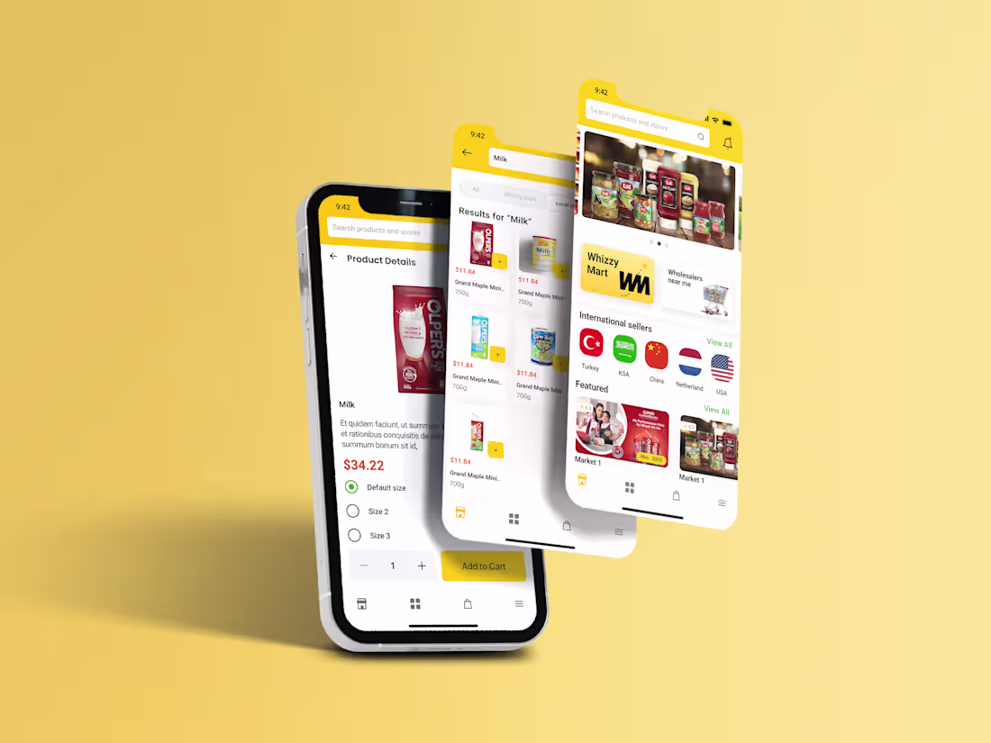 Cover image for Mobile application UI/ UX design 