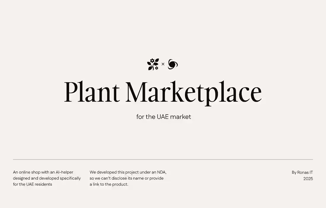 Cover image for AI Marketplace App Development for the UAE | Ronas IT