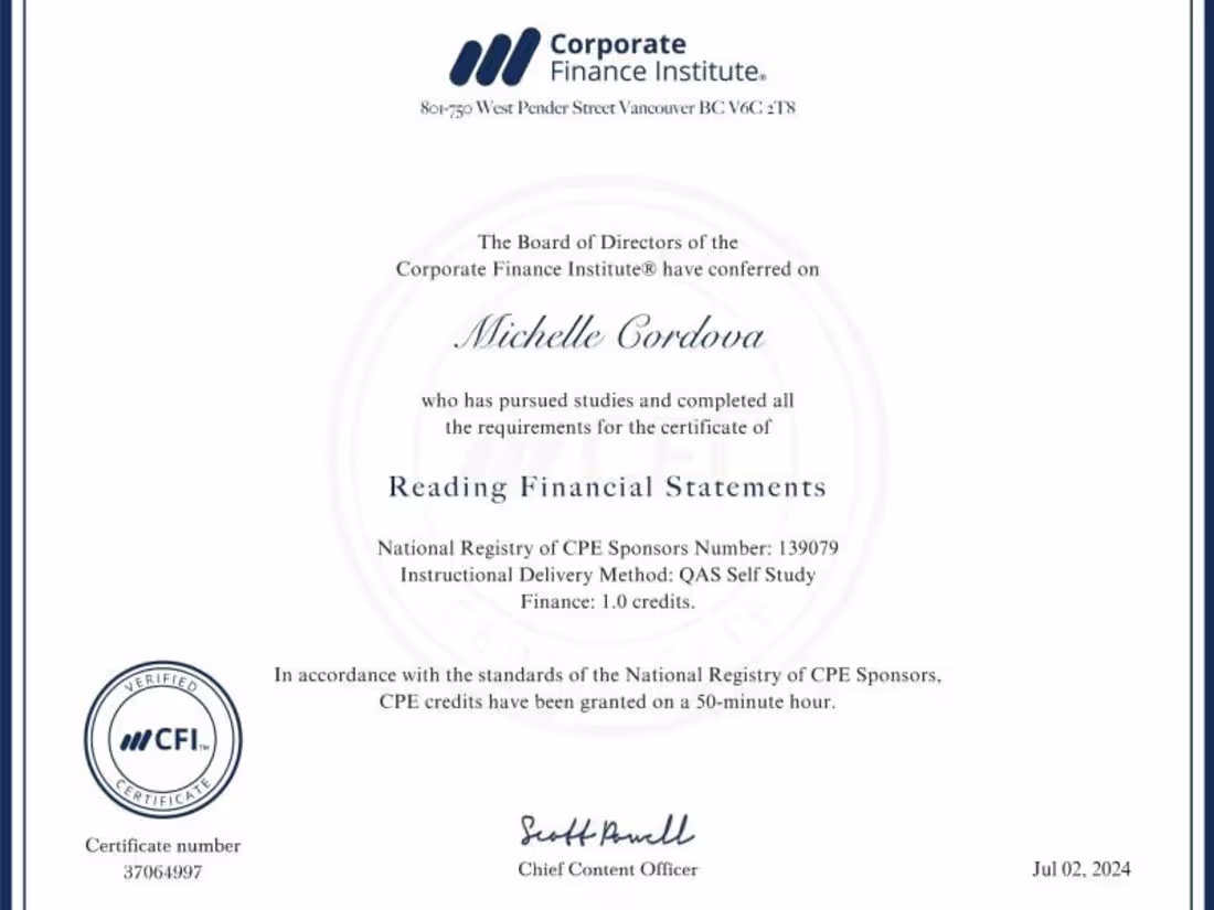 Cover image for Preparation and Reading Financial Statements