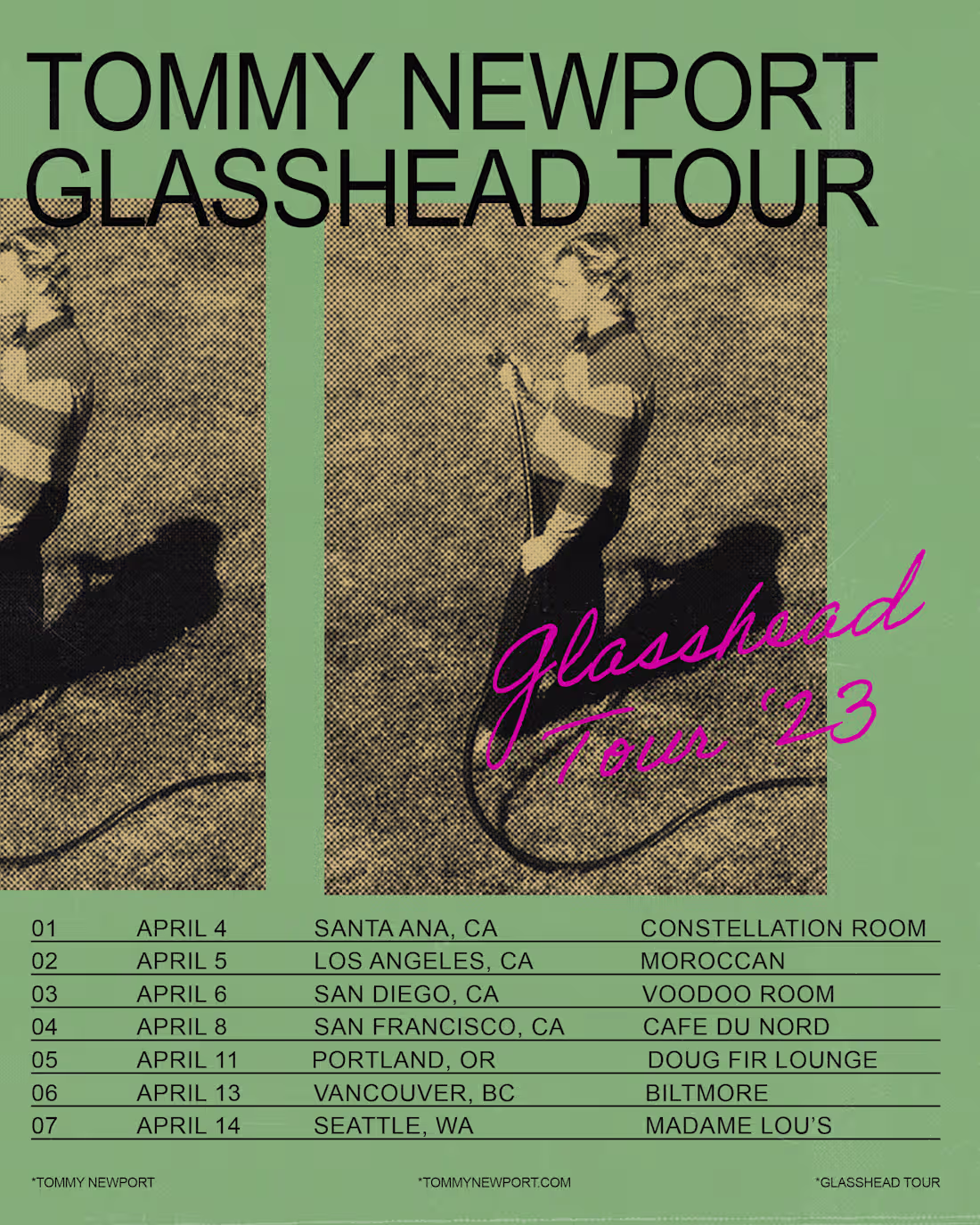 Cover image for Tommy Newport's Glasshead Tour