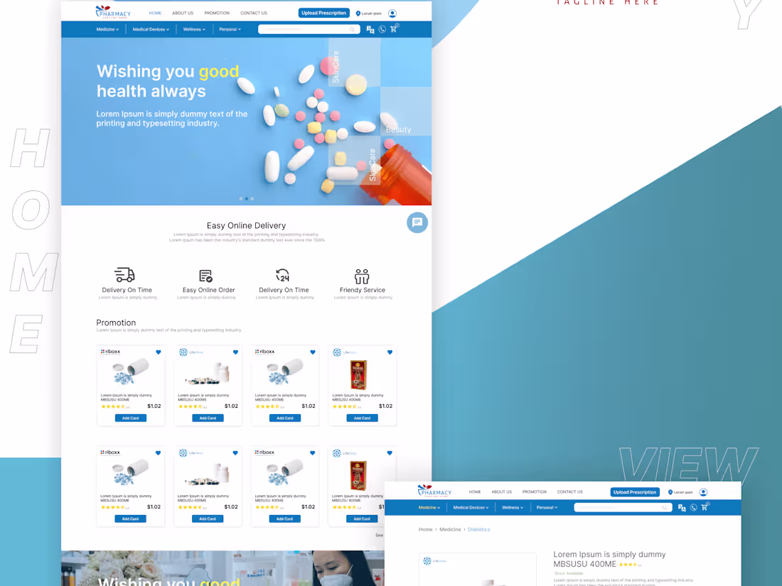 Cover image for Pharmacy Website