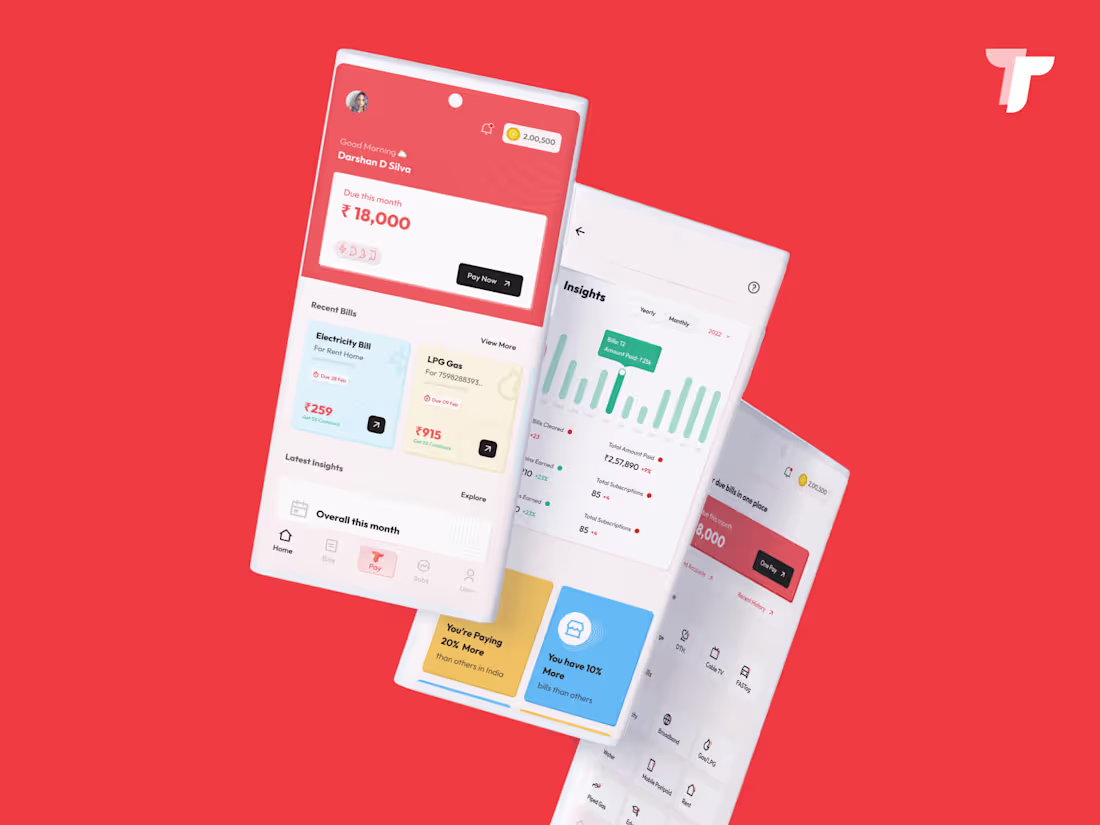 Cover image for Created UI/UX Design for Tappe Payment