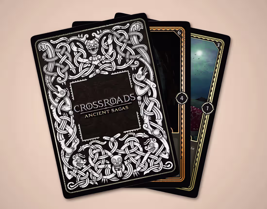 Cover image for Crossroads Playing Card Back Design