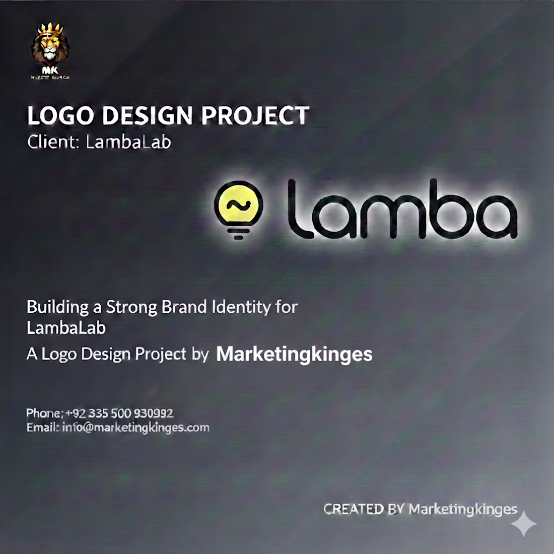 Cover image for LambaLab Logo Design by Marketingkinges:
