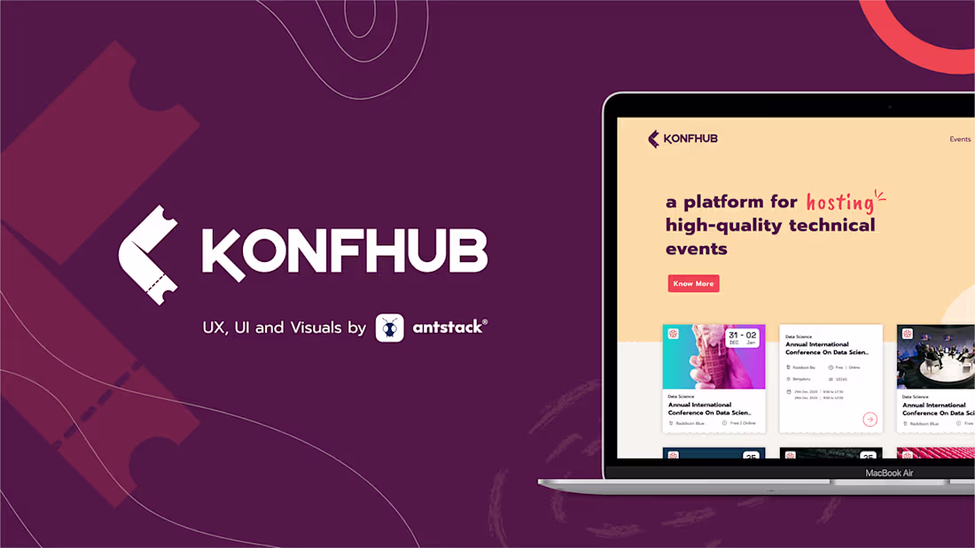 Cover image for Konfhub | Revamp | Branding | UX | UI | Case Study :: Behance