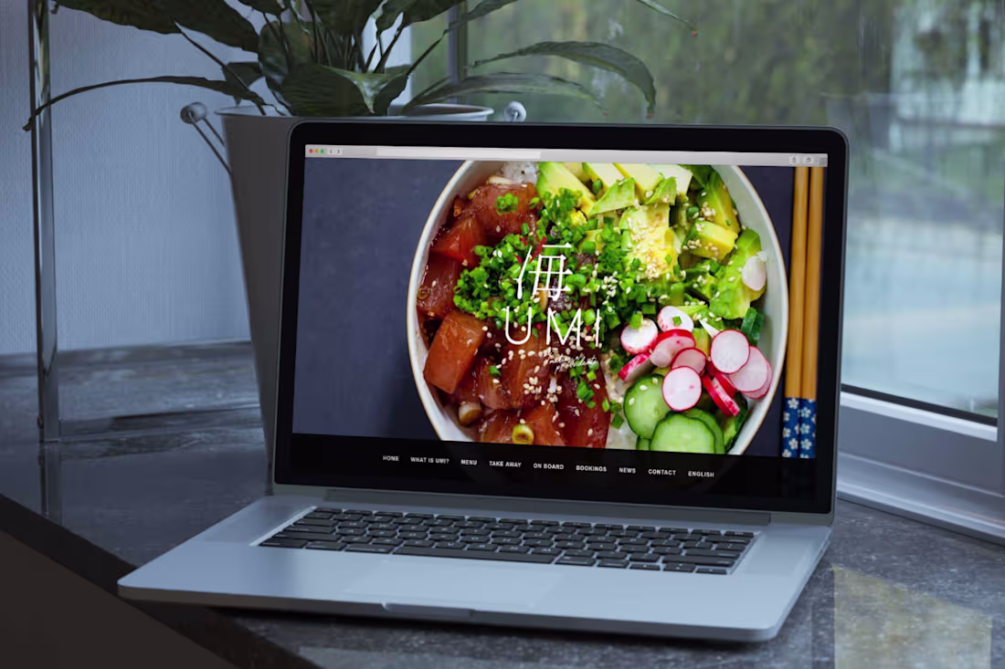 Cover image for Umi restaurant Branding and web site