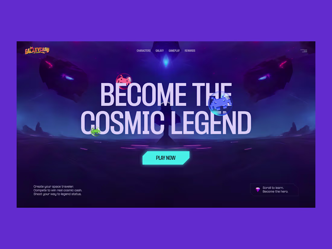 Cover image for Galaxy Cash - Visual Design and Webflow Development