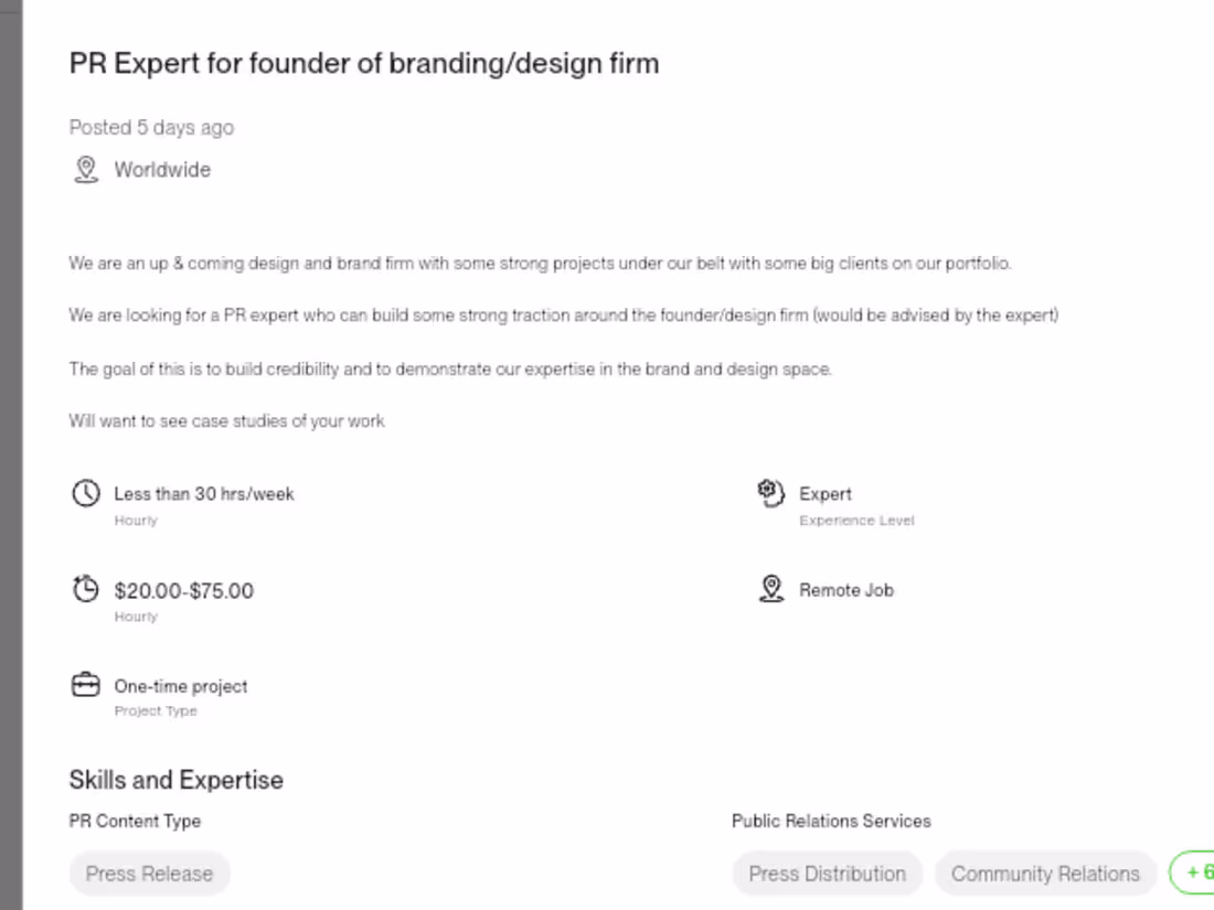Cover image for Press Release for an Up & Coming Design Brand.