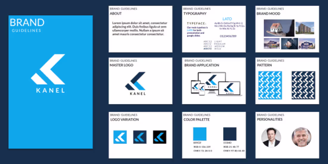 Cover image for I will design business logo and branding kit, brand style guide…
