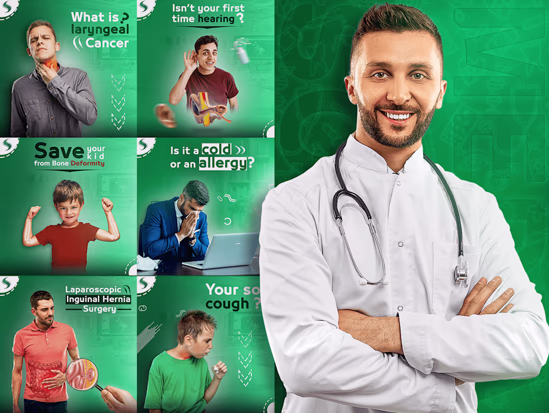 Cover image for Social media | Campaign for a medical clinic on Behance