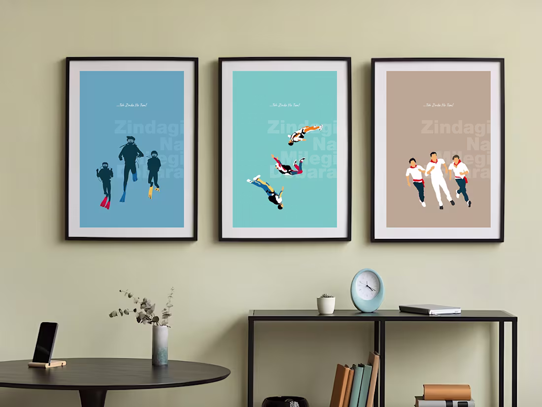 Cover image for Zindagi Na Milegi Dobara | Movie Poster | Bollywood