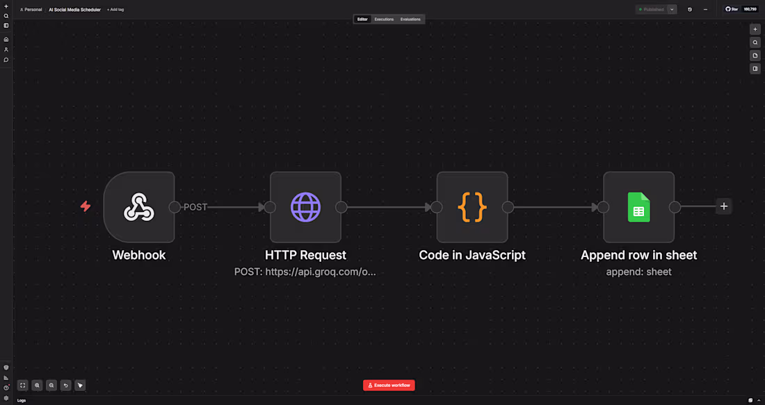 Cover image for AI Social Media Scheduler
Built an