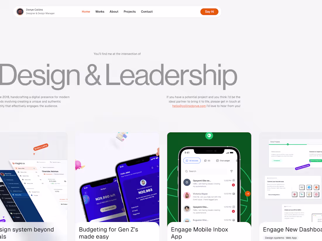 Cover image for Collins Donye - Product Deisigner | Design Manager