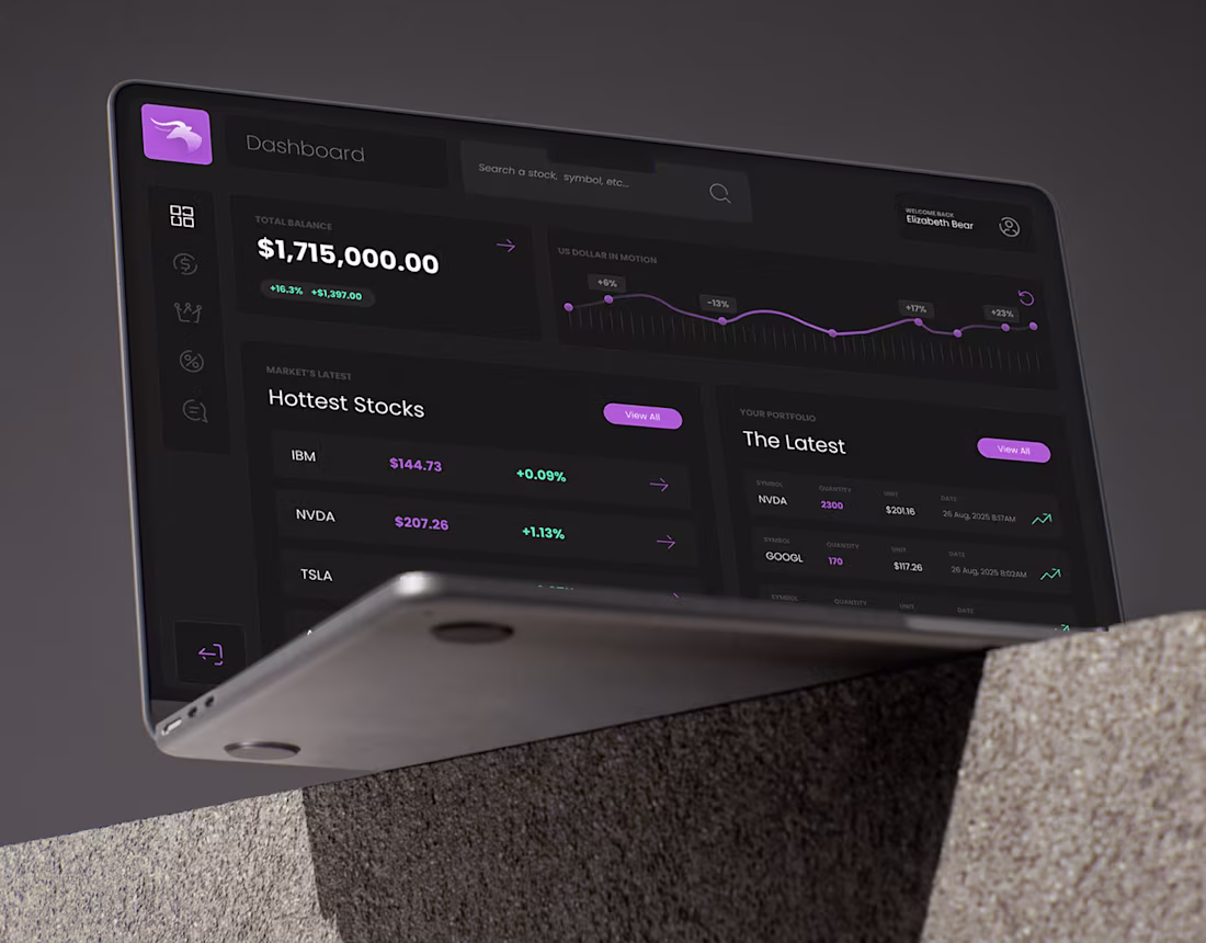 Cover image for Coin Bull - Stock and Currency Dashboard