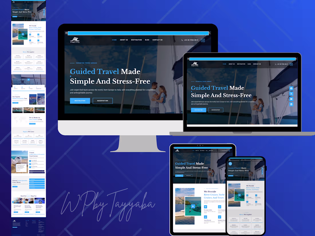 Cover image for Travel & Tourism Business Website