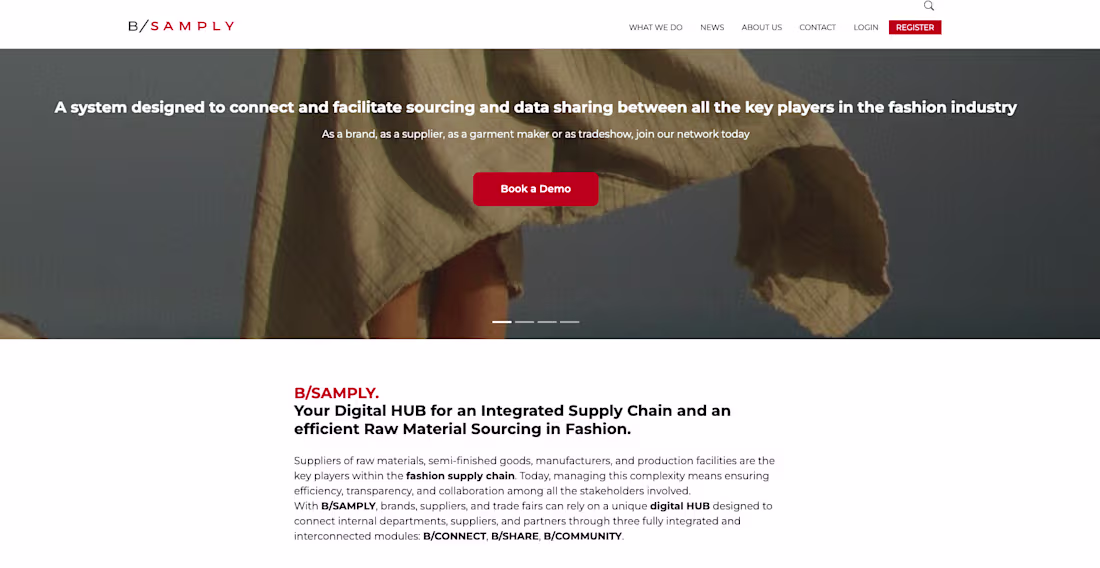 Cover image for Development of BSAMPLY B2B SaaS Platform for Fashion Industry