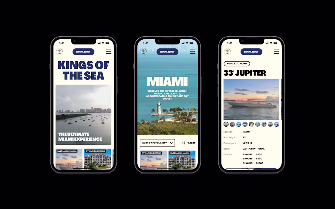 Cover image for Kings of the Sea | Web Design and Development
