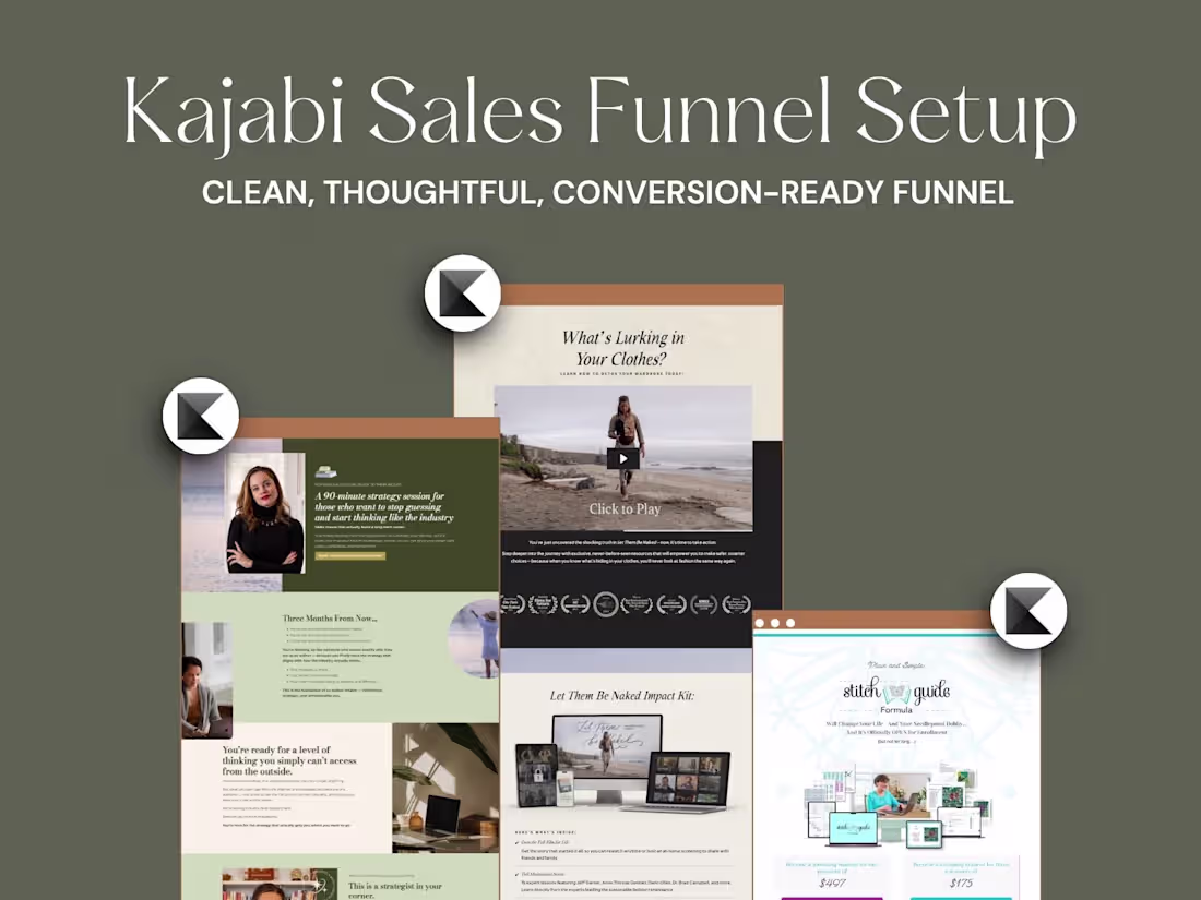 Cover image for Kajabi Sales Funnel Setup