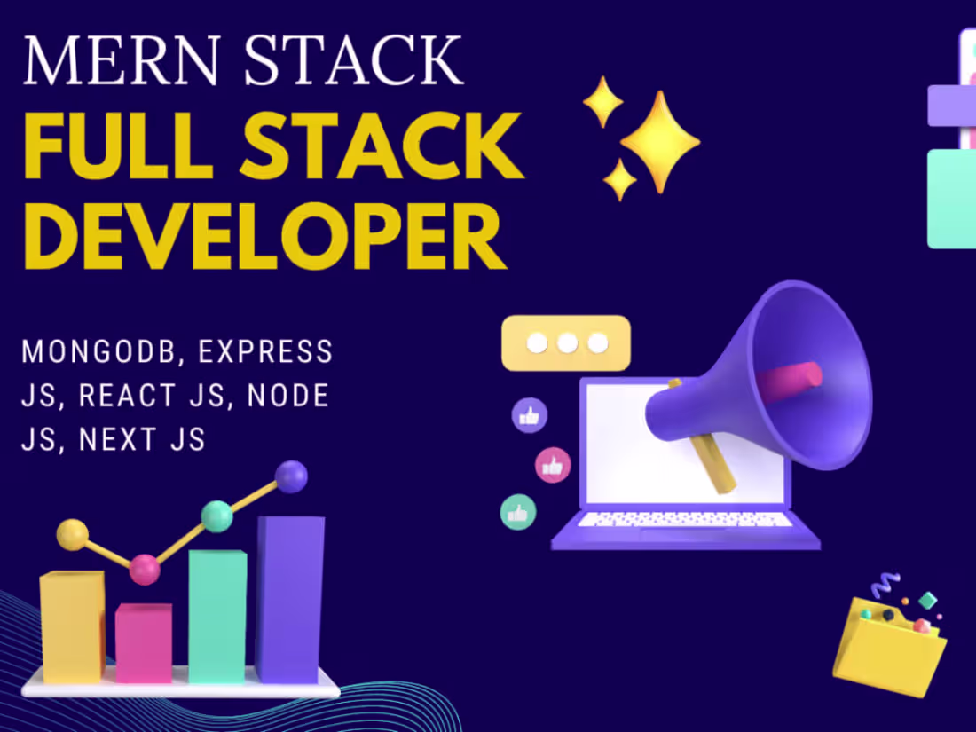 Cover image for Full Stack Web Developer (JavaScript, React, Next JS, Node js)