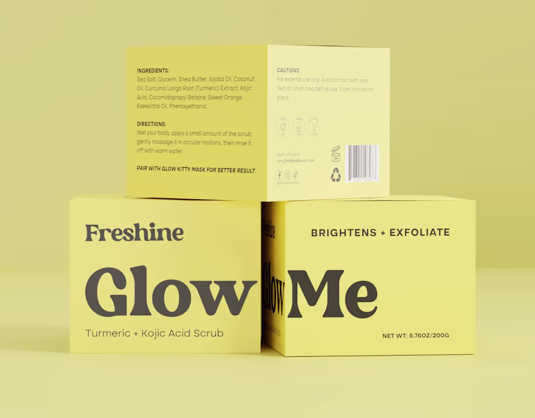 Cover image for Modern & Alluring Cosmetic Packaging - Glow Me