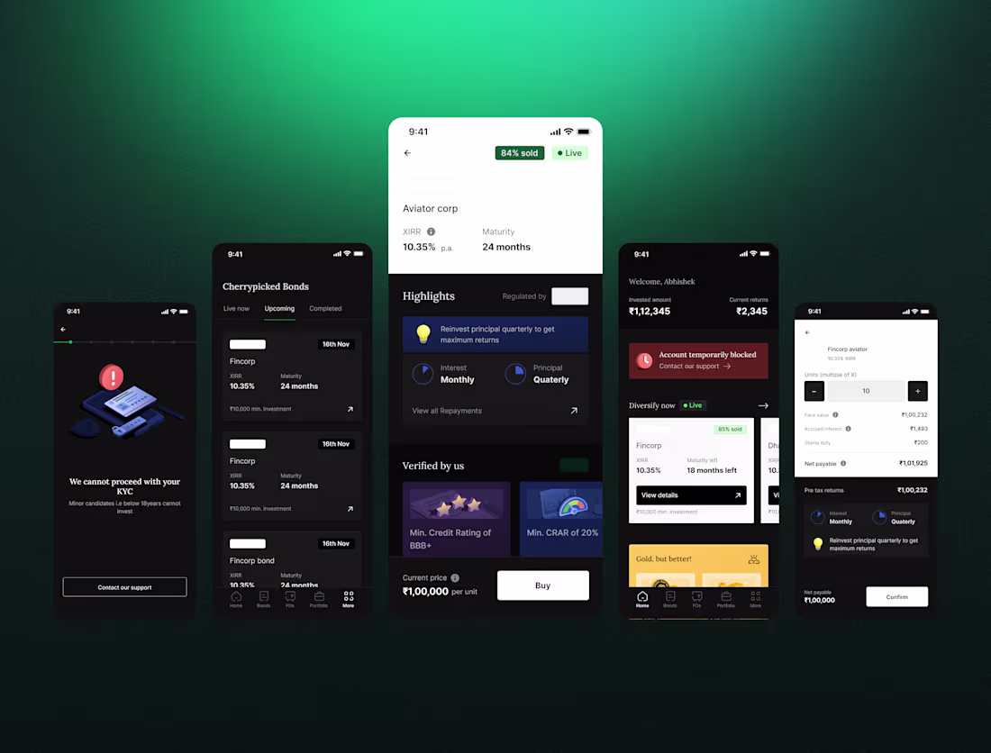 Cover image for Fintech Mobile App UI/UX Design