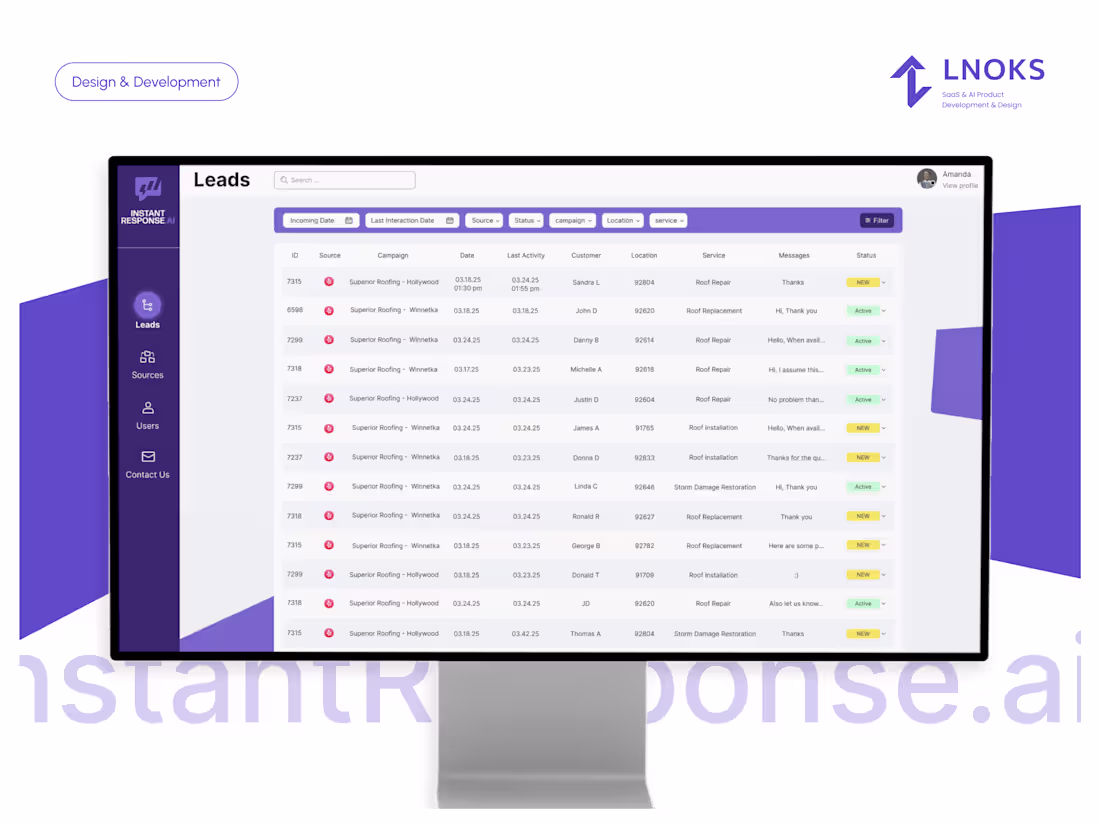 Cover image for Martech AI Lead Management platform