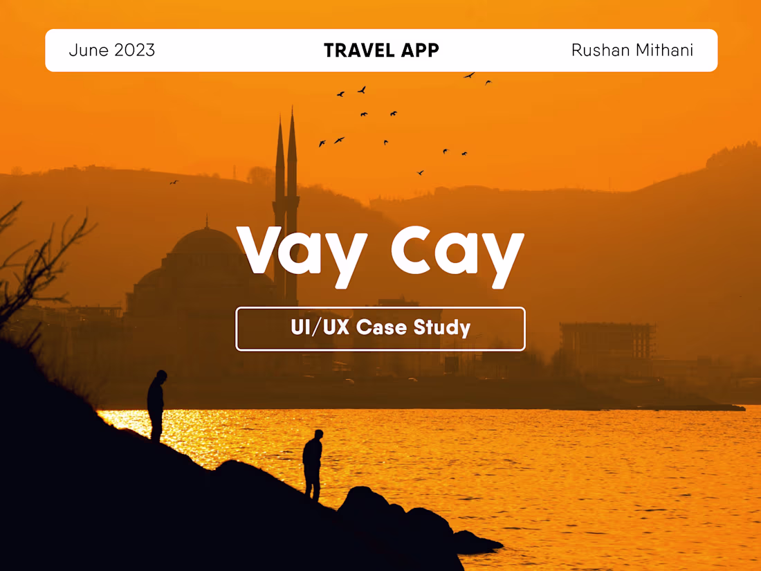 Cover image for VayCay Travel App Case Study