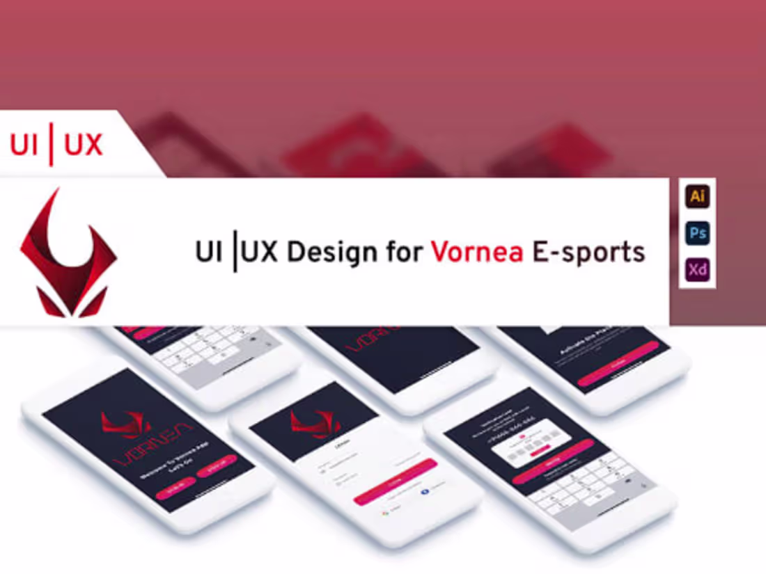 Cover image for Vornea Gaming App Design on Behance