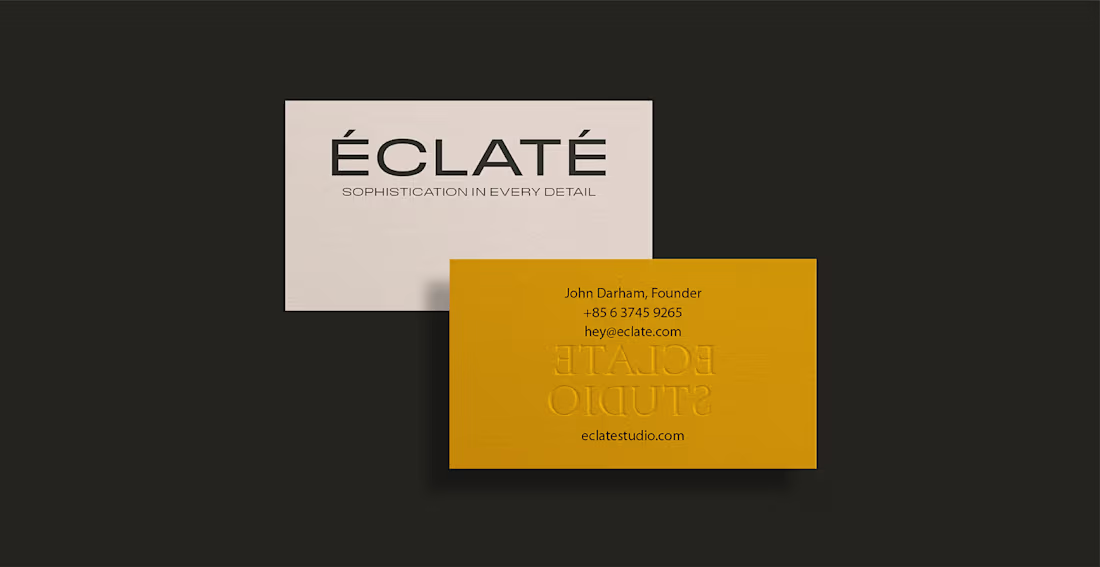 Cover image for Éclaté | Visual identity & Packaging