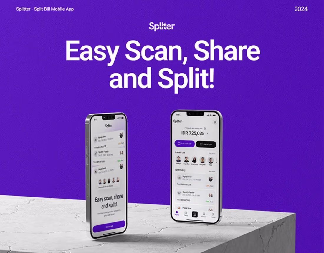 Cover image for Spliter - Split Bill Mobile App