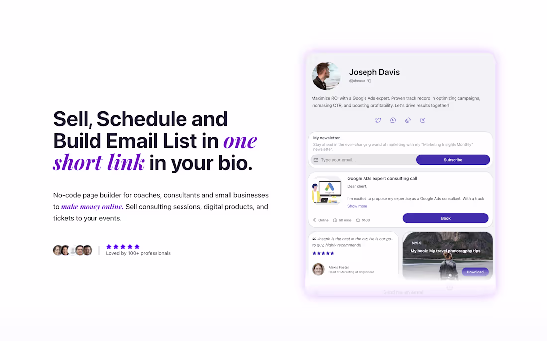 Cover image for LinkyCal.com - a conversion toolkit for consultants, freelancers