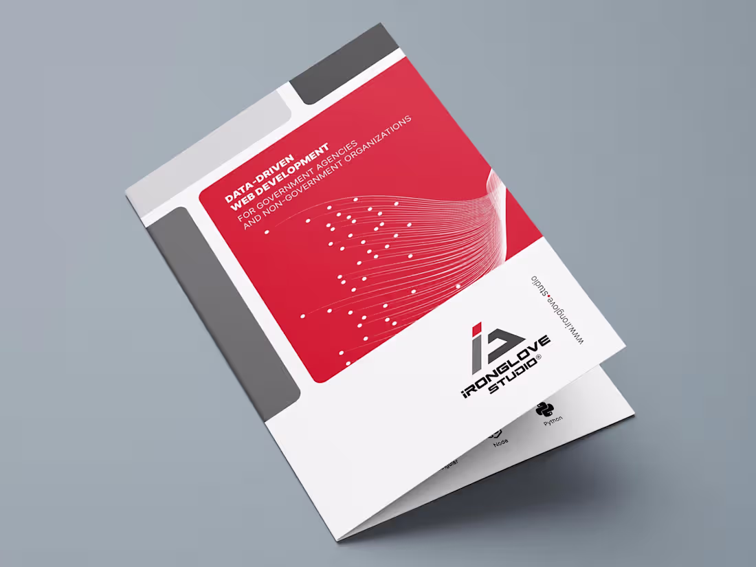 Cover image for IronGlove Studio Sales Brochure Design