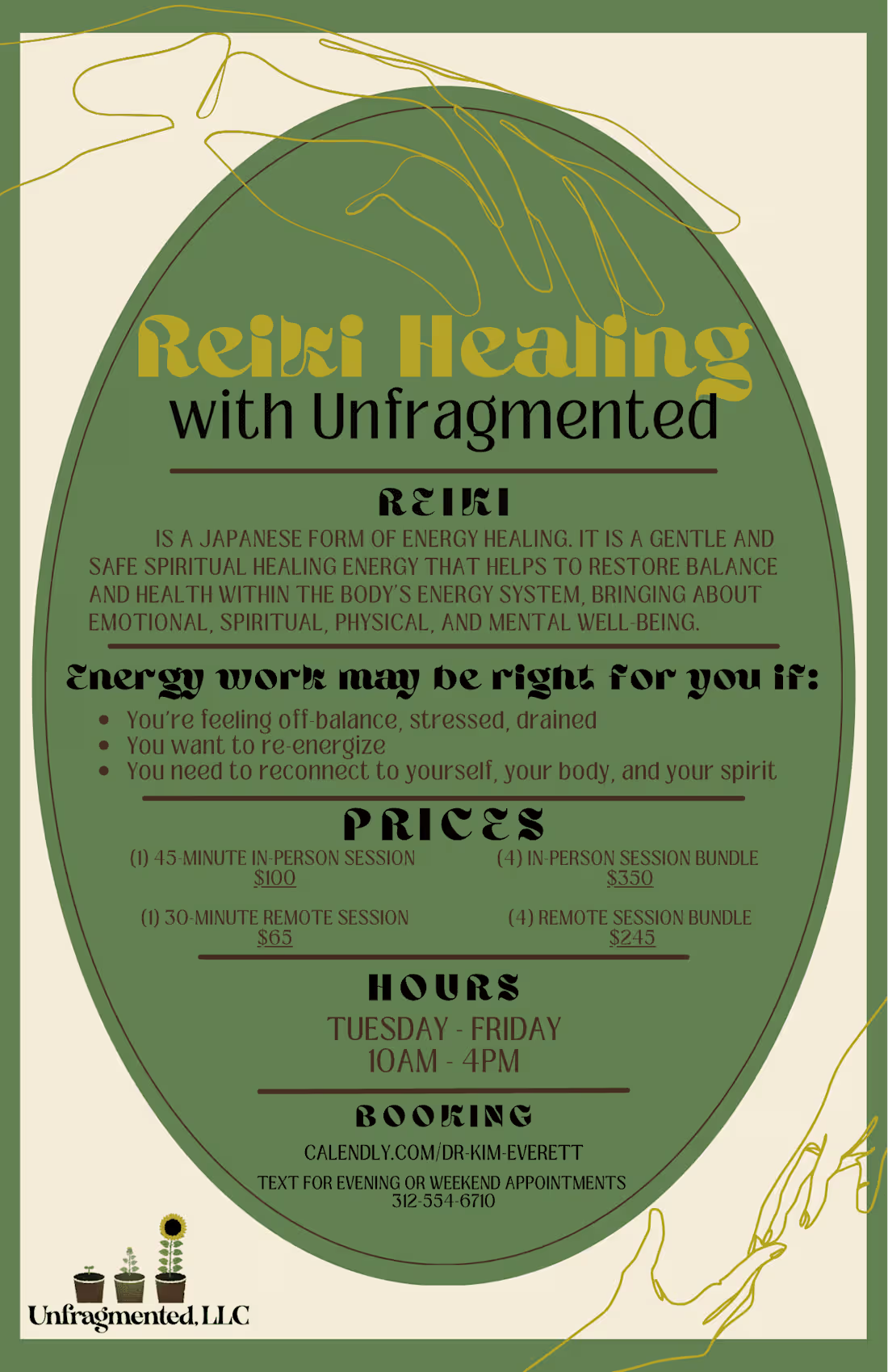 Cover image for Social Media Posts for Reiki Instructor