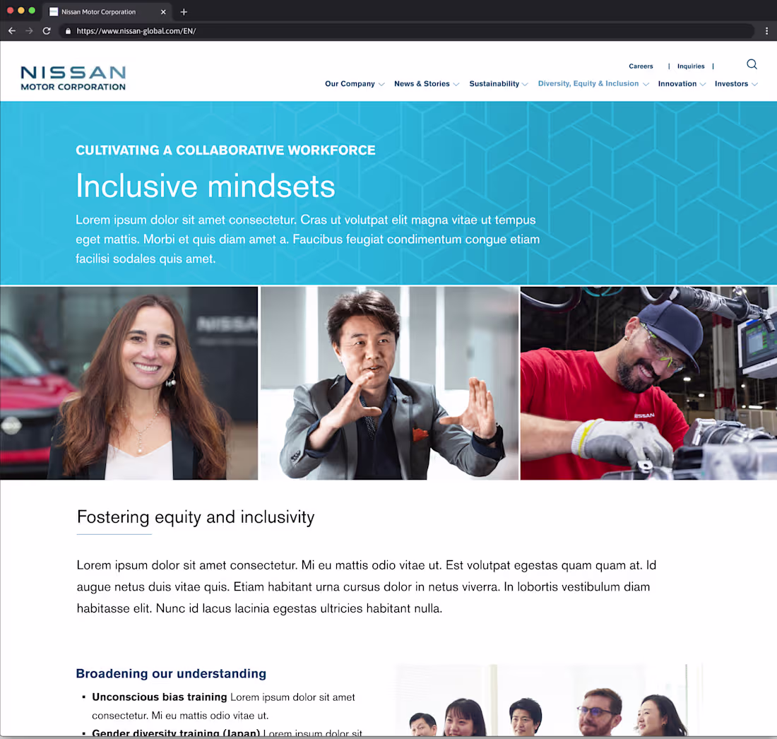 Cover image for Nissan Global