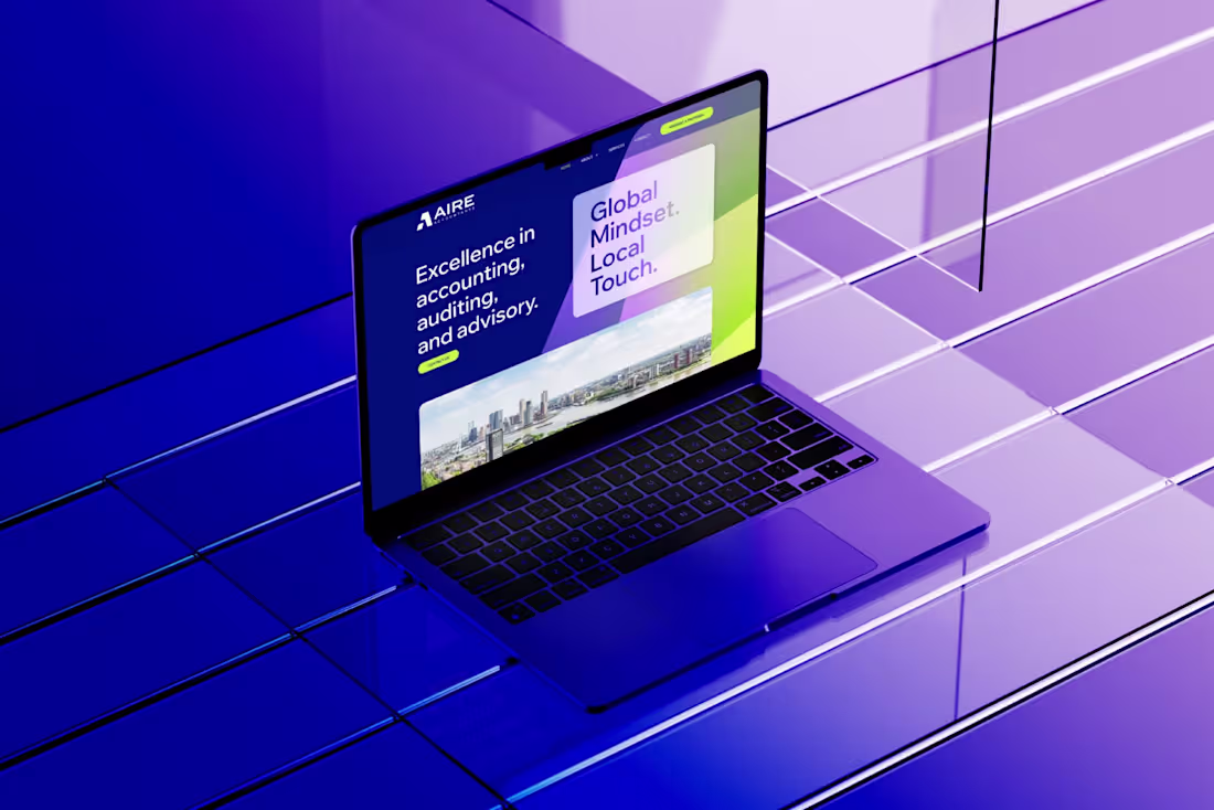 Cover image for AIRE Accountants - Branding & Web Design