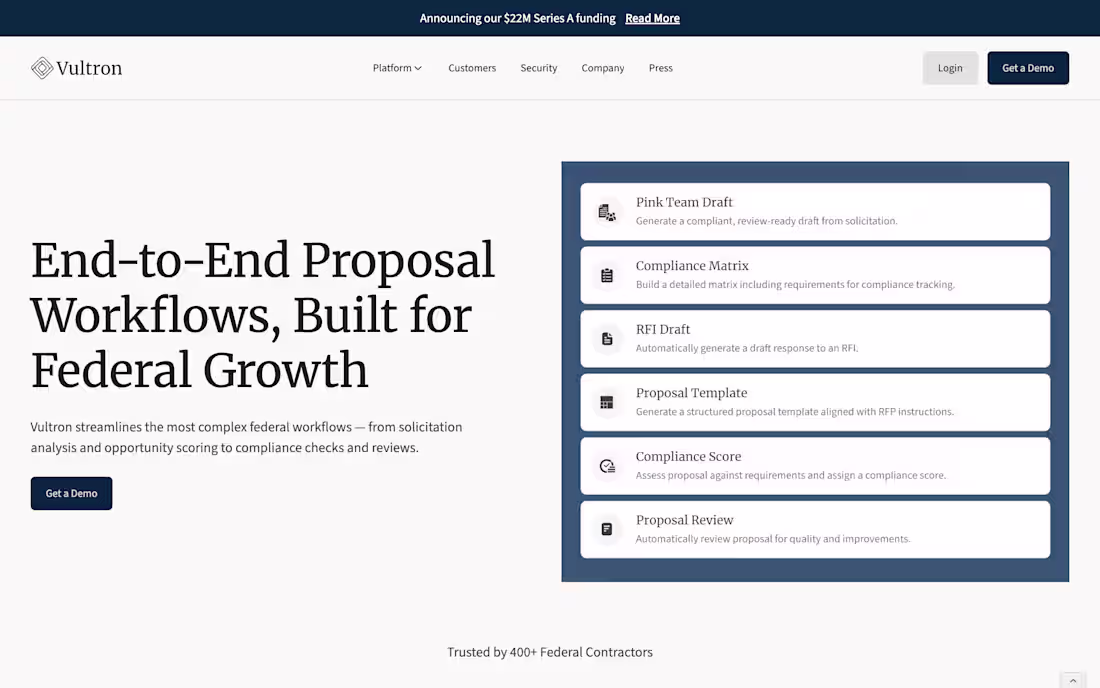 Cover image for A redesign initiative in partnership with Vultron’s stakehol...