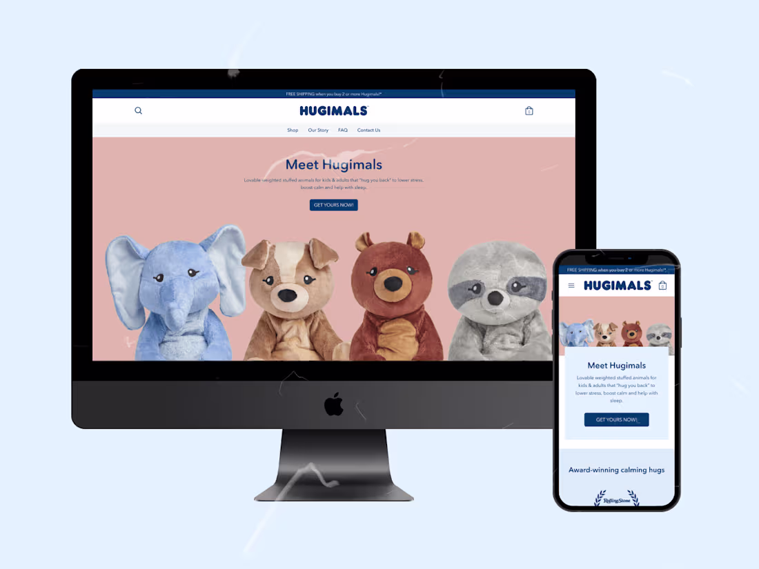 Cover image for Hugimals World: Designing an Engaging eCommerce Platform