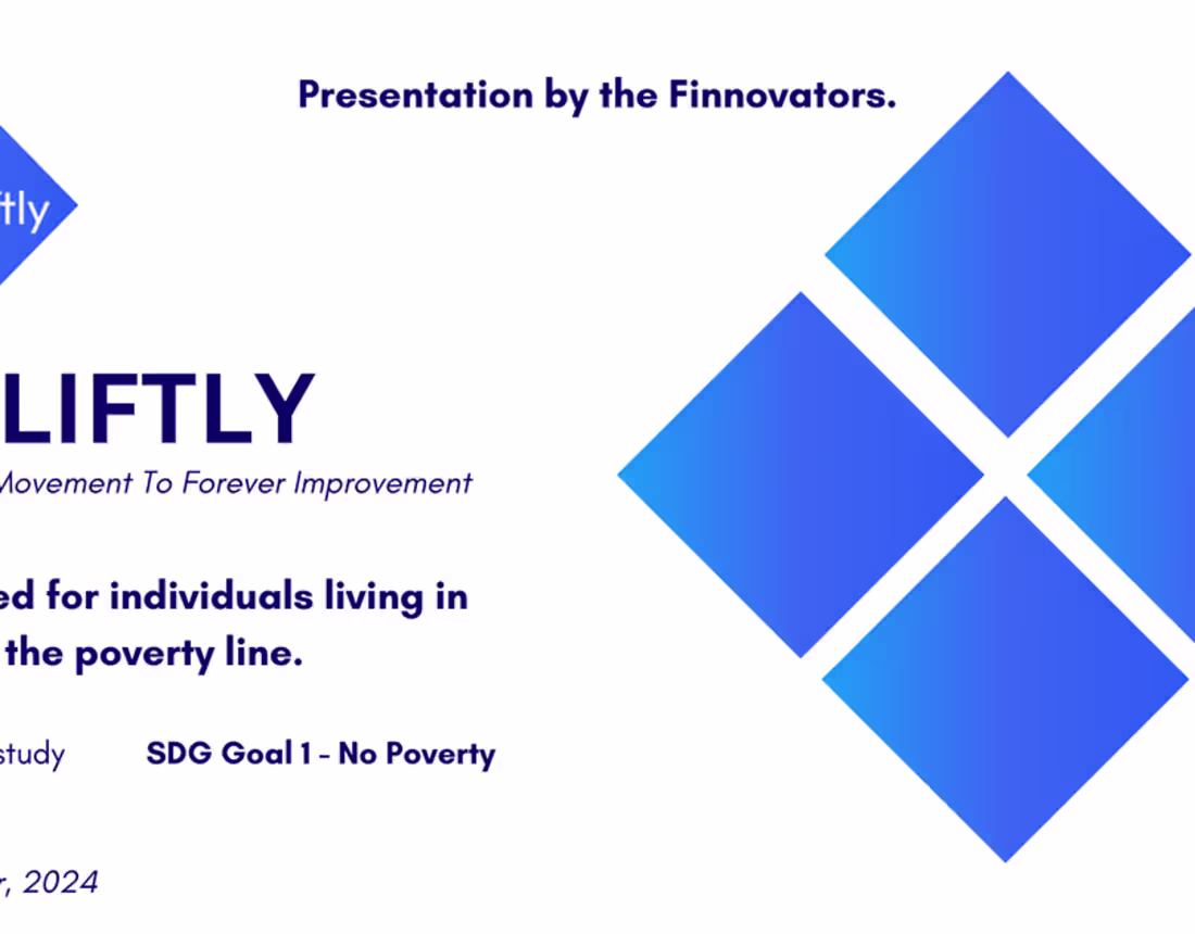 Cover image for Upliftly – Financial Empowerment App