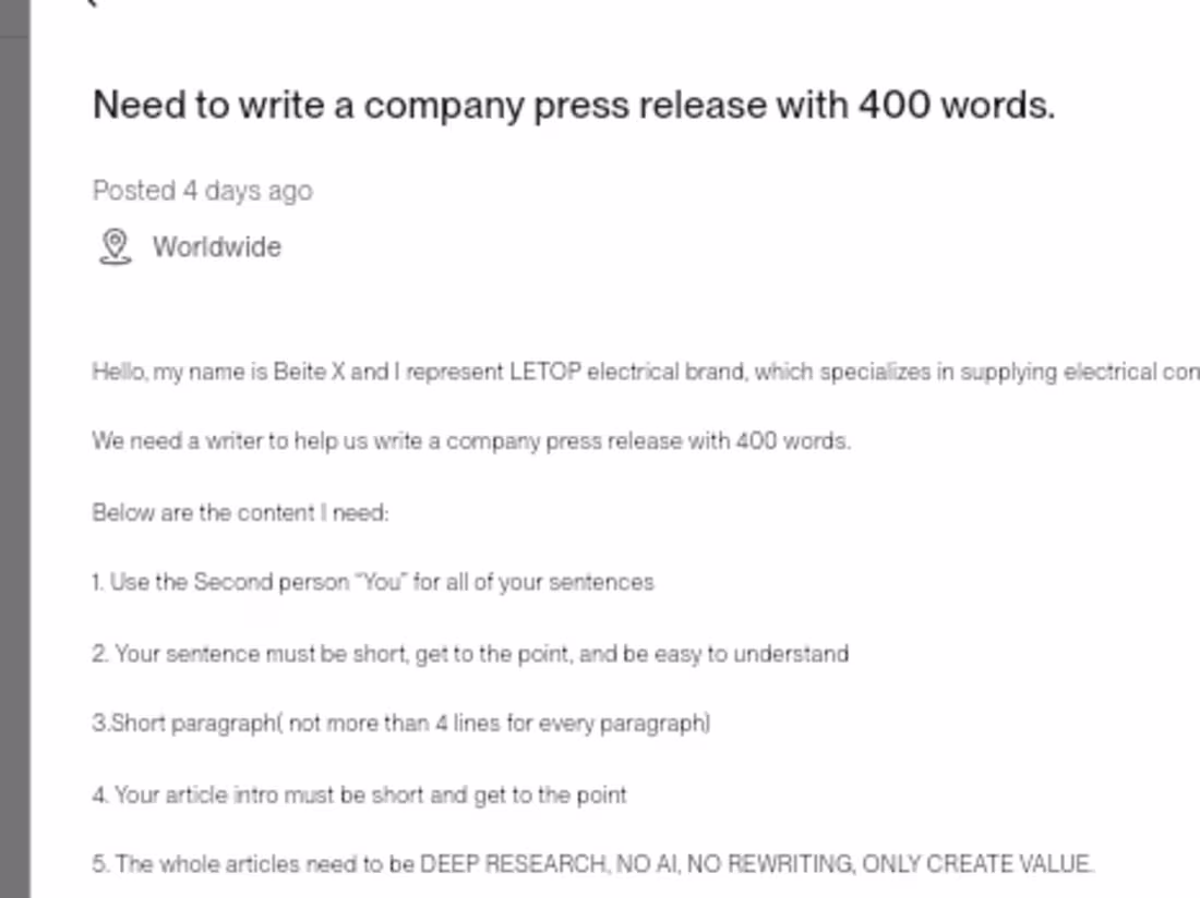 Cover image for Press Release for LETOP Electrical Brand.