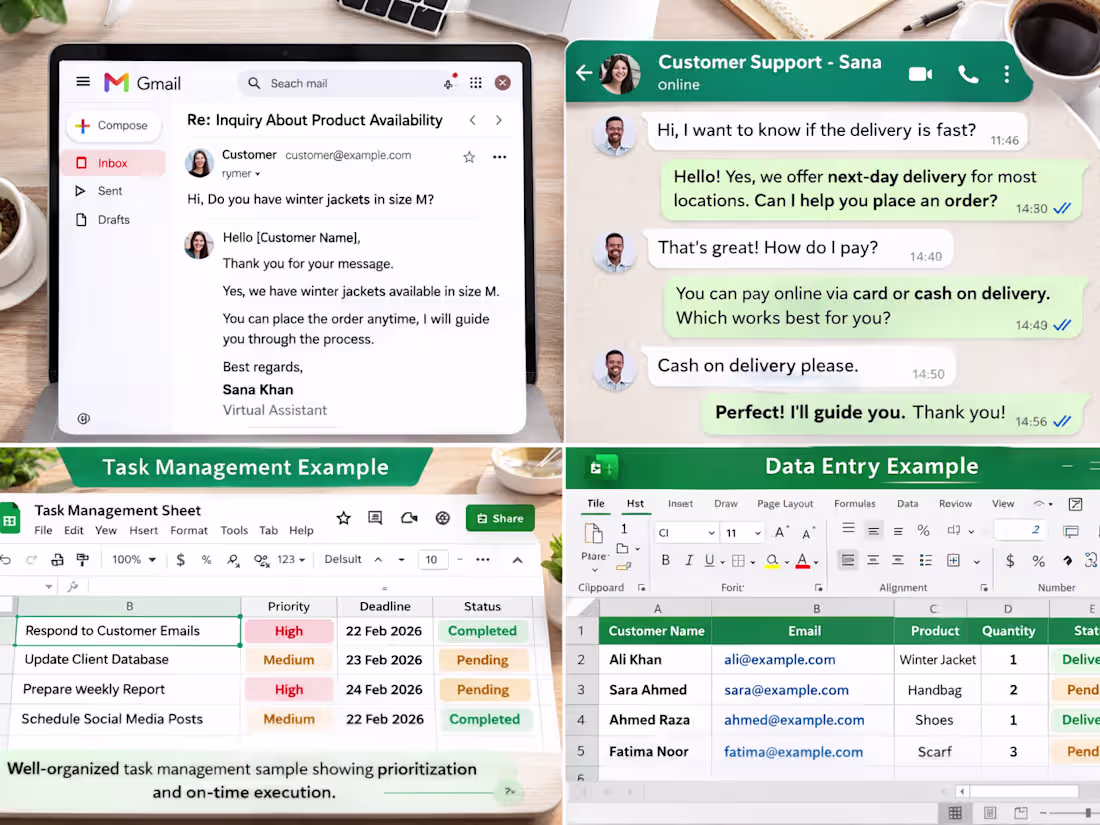 Cover image for 1️⃣ Email Handling
Clear and professional