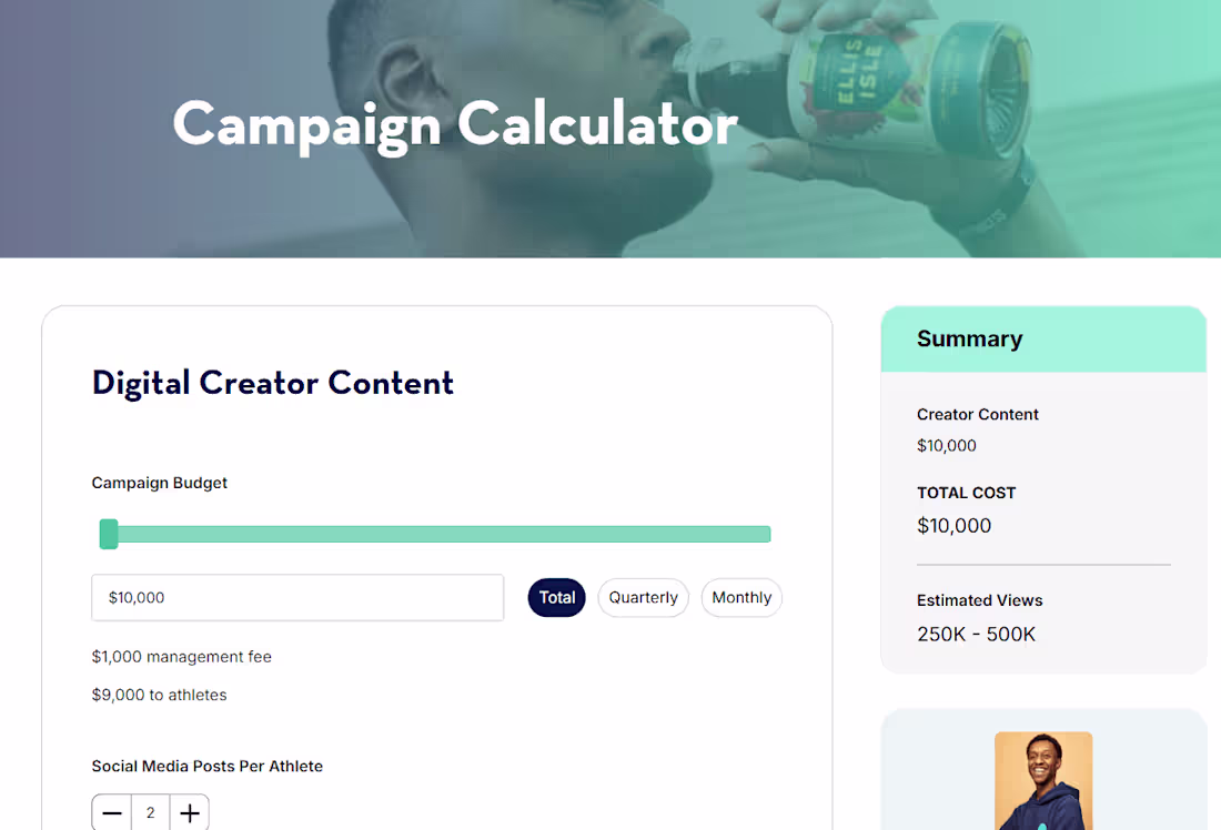 Cover image for Athlytic Campaign Calculator