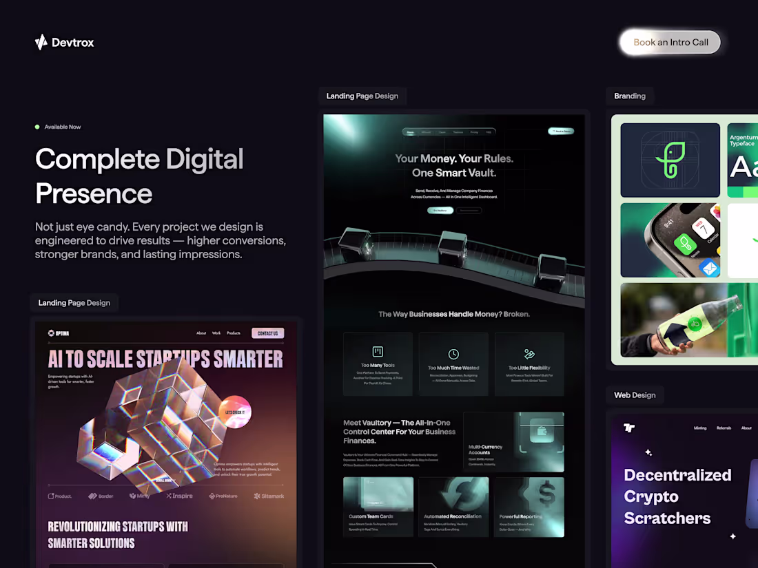 Cover image for Complete Digital Experience Design - Web, Brand & Product