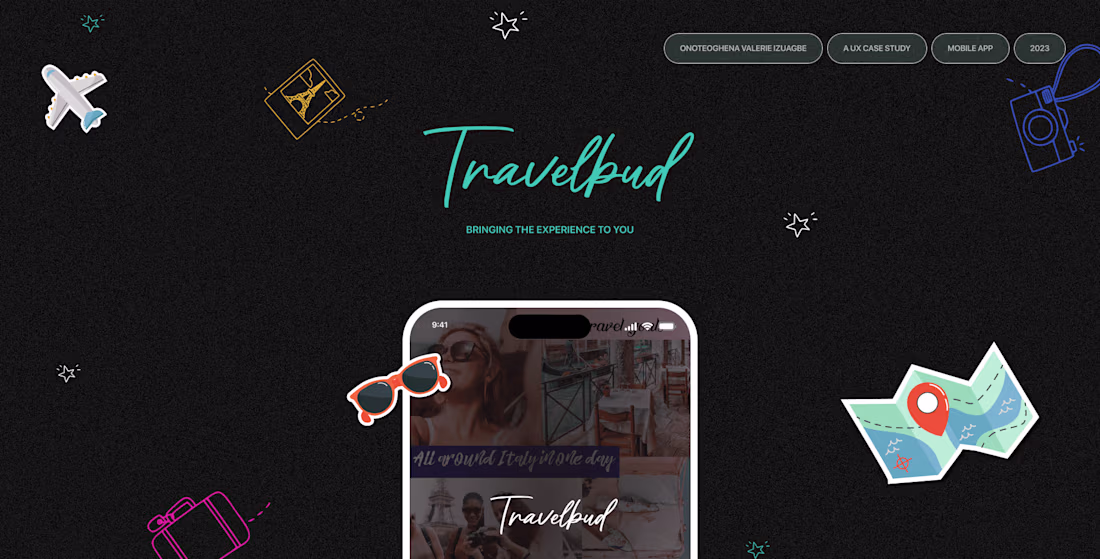 Cover image for Travelbud app - UX Case Study