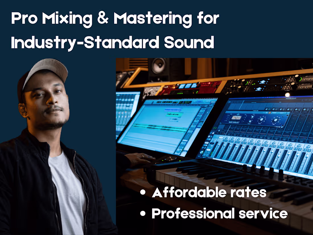 Cover image for Pro Mixing & Mastering for Industry-Standard Sound