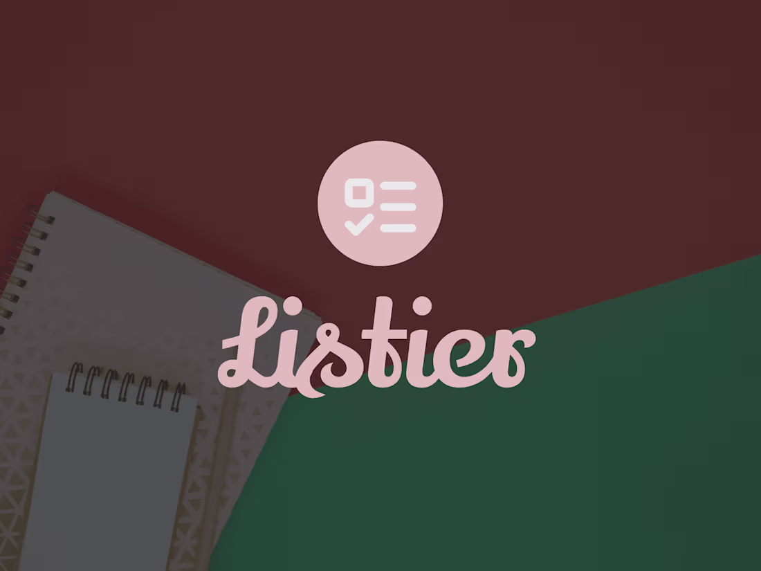 Cover image for Listier : Todo Application