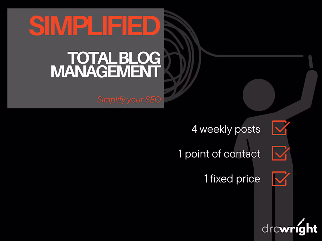 Cover image for Simplified—Total Blog Management | 4 Monthly Posts to Boost SEO