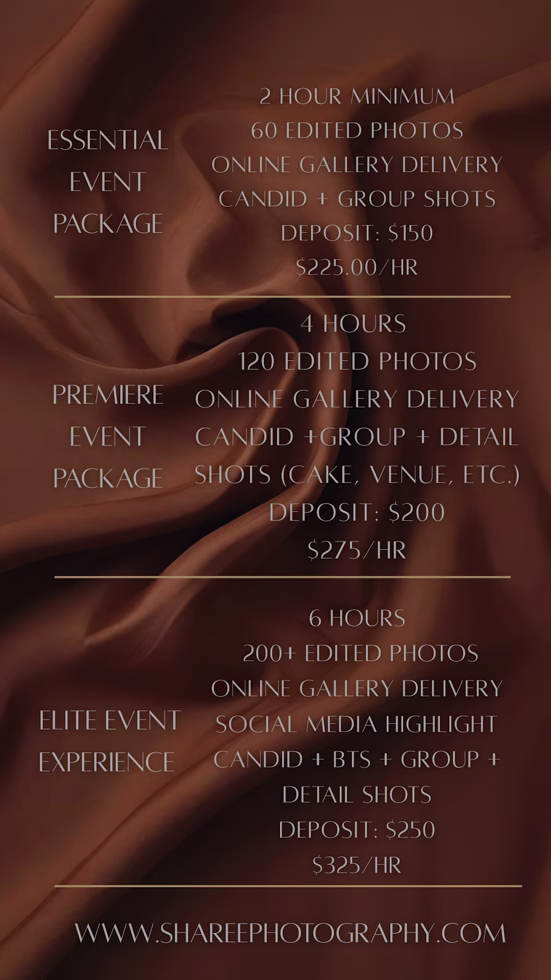 Cover image for Event packages 