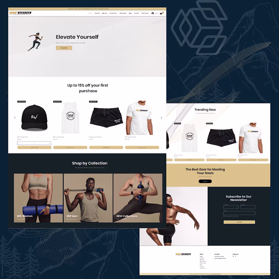 Cover image for Fitness Activewear Clothing E-Commerce